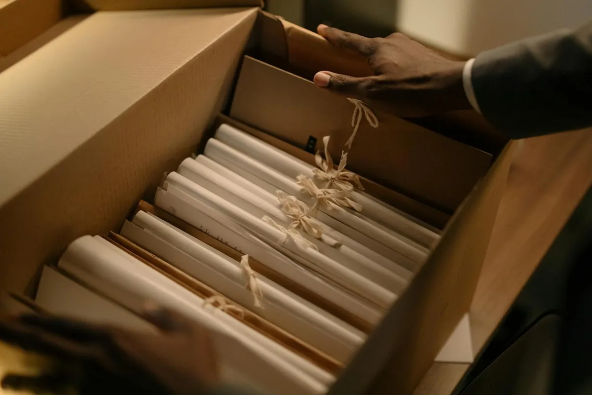 A consumer-protection complaint file on an institutional office desk